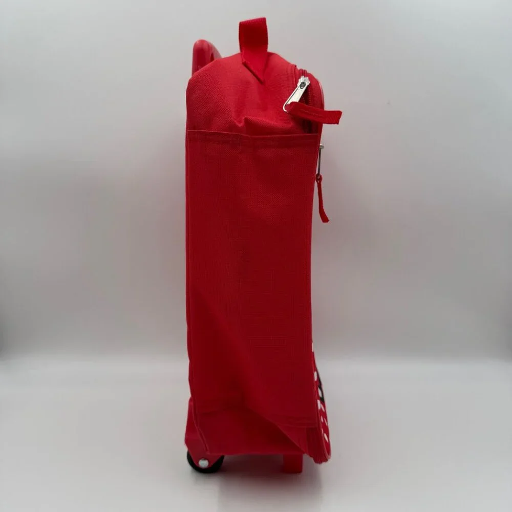 Hello Kitty Bioworld Rolling Bag Red White Polka Dot Suitcase 14